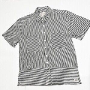 Salt Surf Button Down Striped Shirt